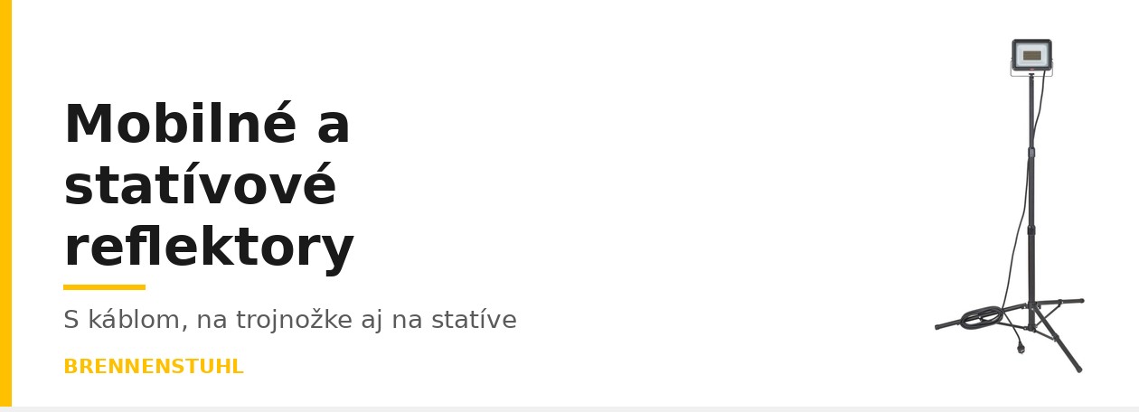 Mobilné a statívové LED reflektory