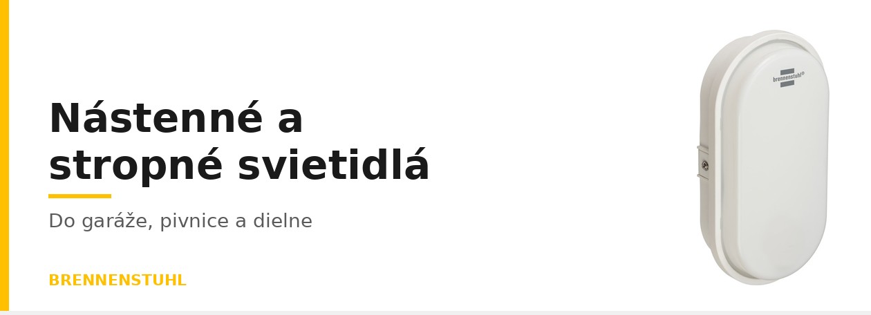Nástenné a stropné svietidlá