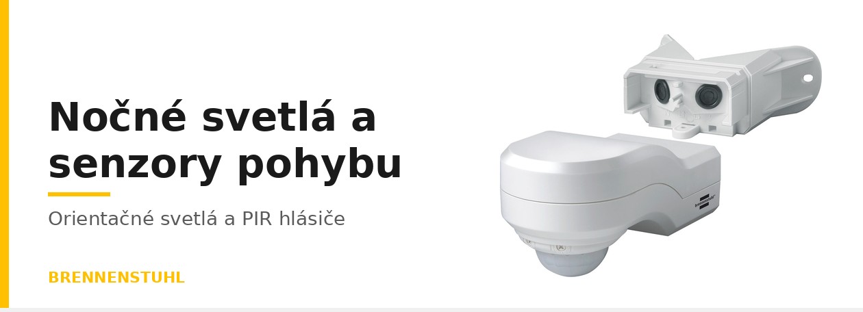 Nočné svetlá a senzory pohybu