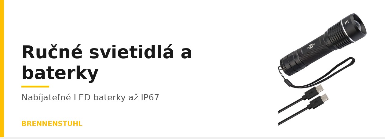 Ručné svietidlá a baterky