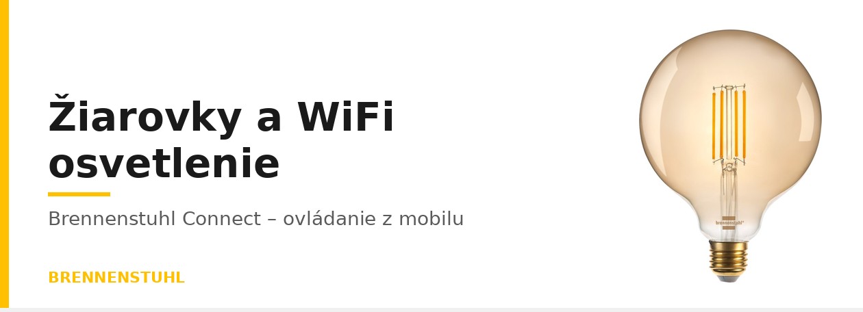 Žiarovky a WiFi osvetlenie