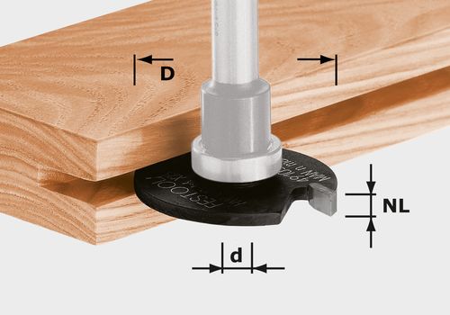 Festool Drážkovacia fréza kotúčová HW D40x2,5