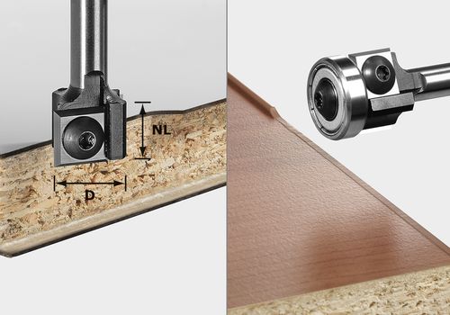 Festool Lícovacia fréza s otočným nožom S8 HW D19 12x12 KL OFK
