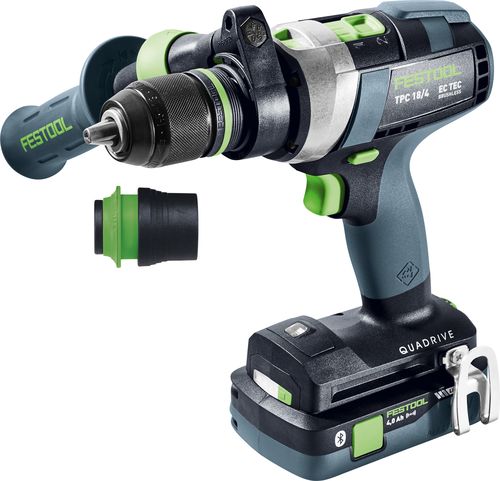 Festool Akumulátorový príklepový vŕtací skrutkovač QUADRIVE TPC 18/4 5,0/4,0 I-Plus