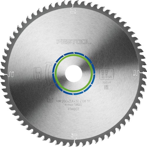 Festool Súprava pílových kotúčov do okružnej píly KSB-SORT/3 W/A 260x2,5