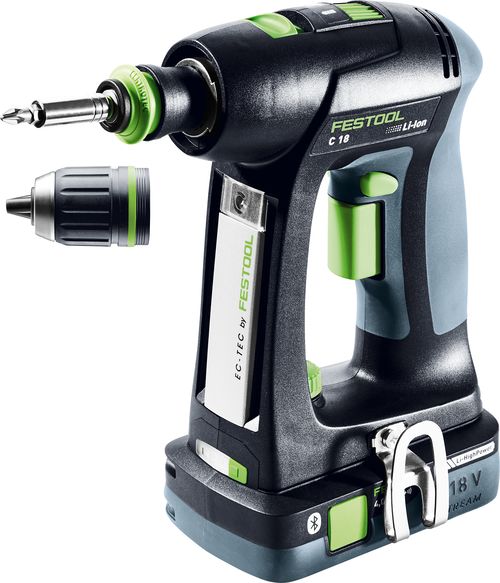 Festool Akumulátorový vŕtací skrutkovač C 18 HPC 4,0 I-Plus